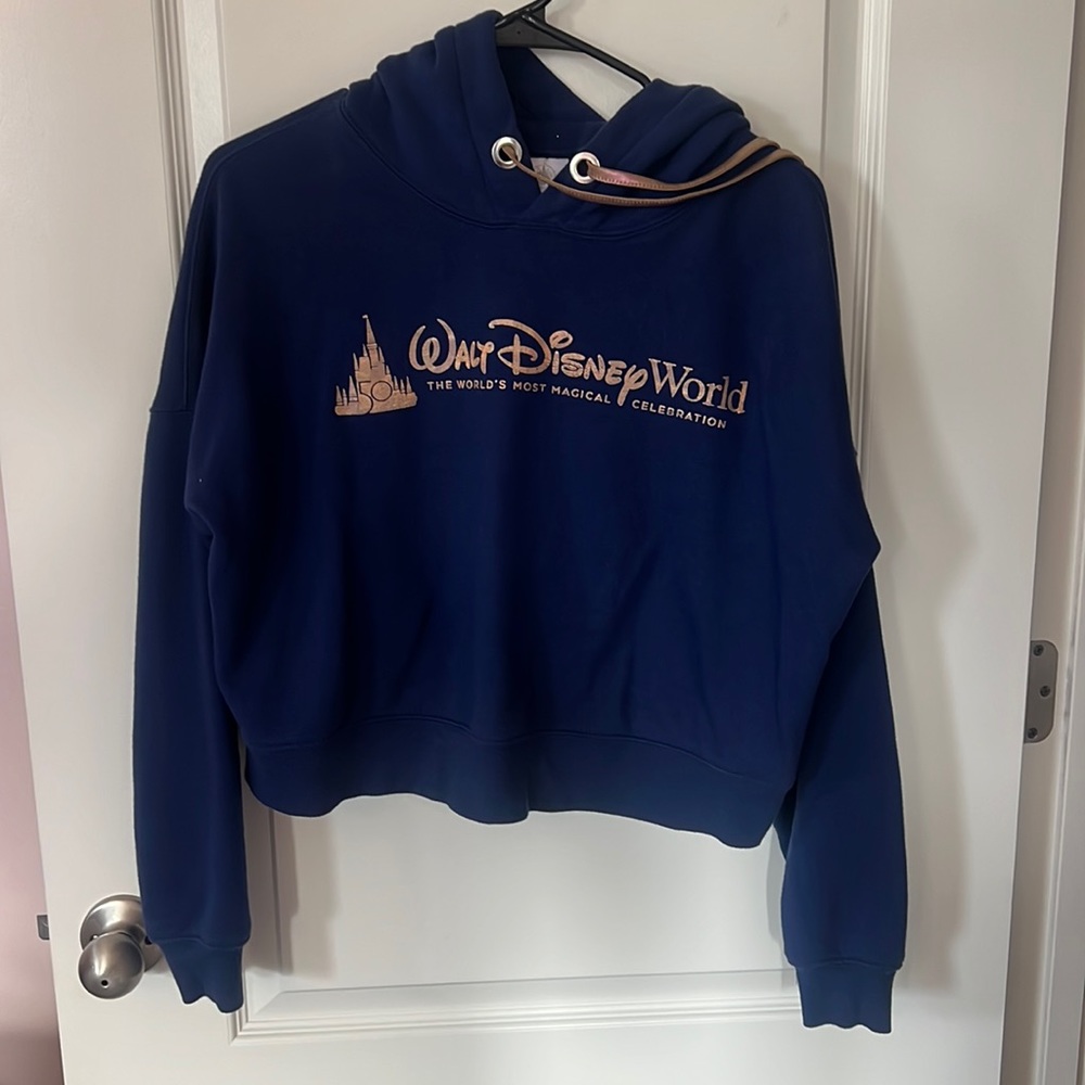 Walt Disney World 50th anniversary cropped hoodie - limited